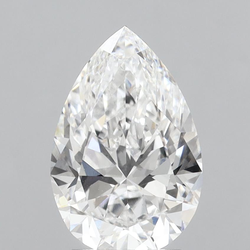 3.02 Carat Pear Lab Grown Diamond VVS2 E