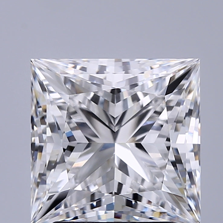 3.02 Carat Princess Cut Lab Grown Diamond VVS1D