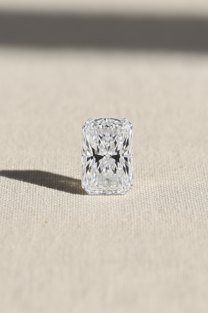 3.02 Carat Radiant Lab Grown Diamond, VS2/D
