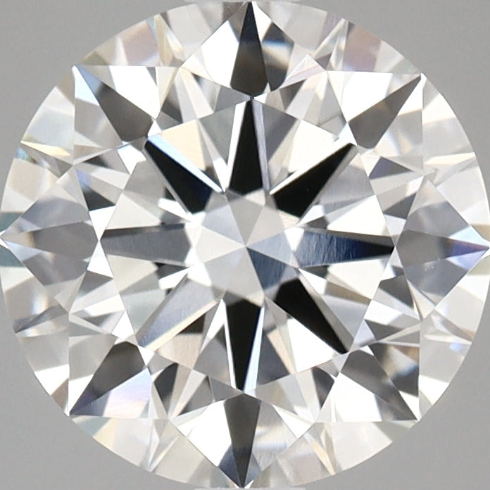 Diamante cultivado en laboratorio de talla redonda de 3,02 quilates VS1 F