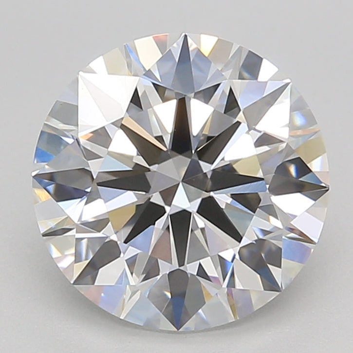 3.02 Carat Round Lab Grown Diamond VVS2 E