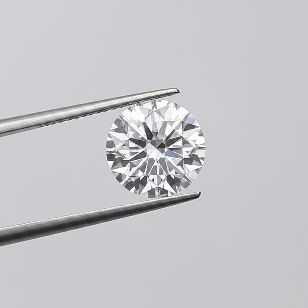 IGI Certified 3.02 Ct F Color VVS2 Round CVD Lab Grown Diamond