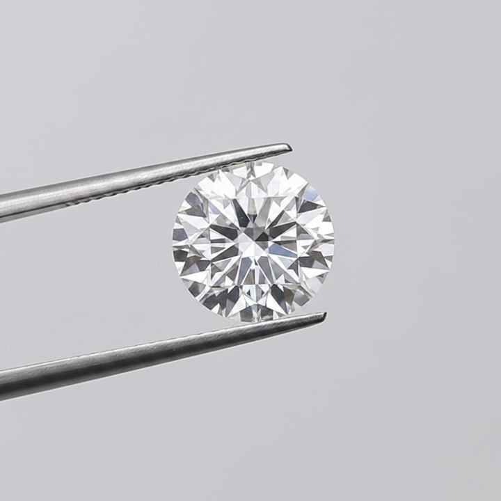 IGI Certified 3.02 Ct F Color VVS2 Round CVD Lab Grown Diamond