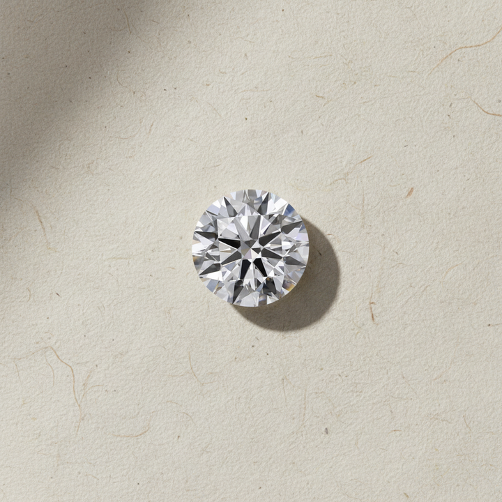 3.02 Carat Round F VVS2 CVD Lab Grown Diamond Ideal Cut IGI Certified