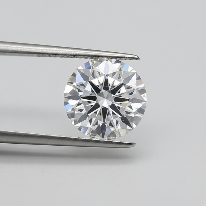IGI Certified 3.02 Ct F Color VVS2 Round CVD Lab Grown Diamond