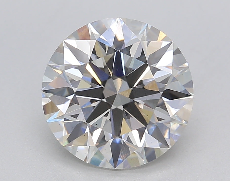 3.03 CT IGI Certified Round Cut Lab-Grown Diamond - H Color, VS2 Clarity