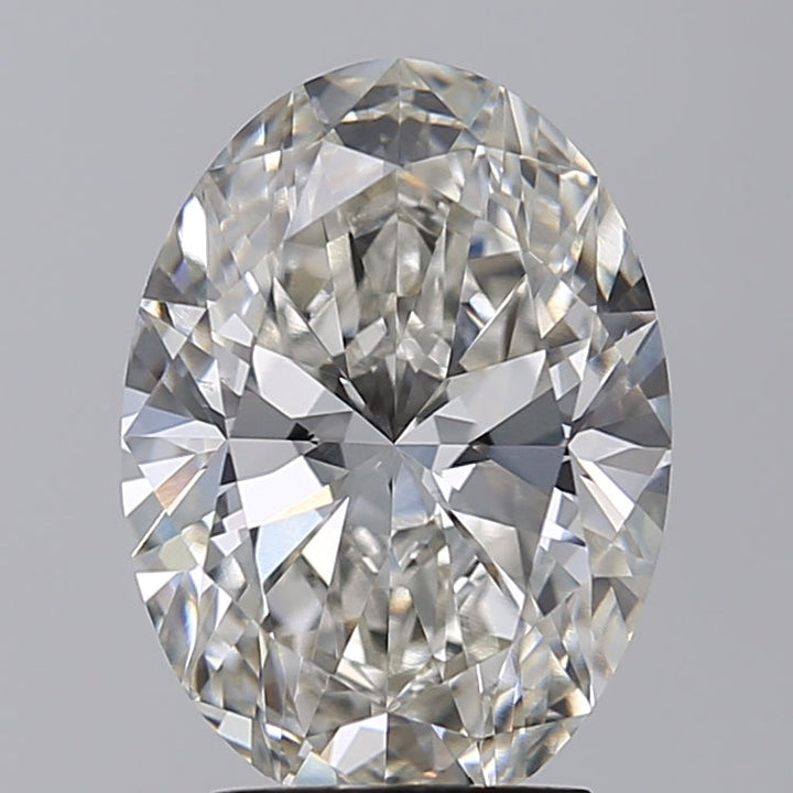 3.03 CT Oval Cut Lab-Grown Diamond, IGI Certified, H Color, VS1 Clarity