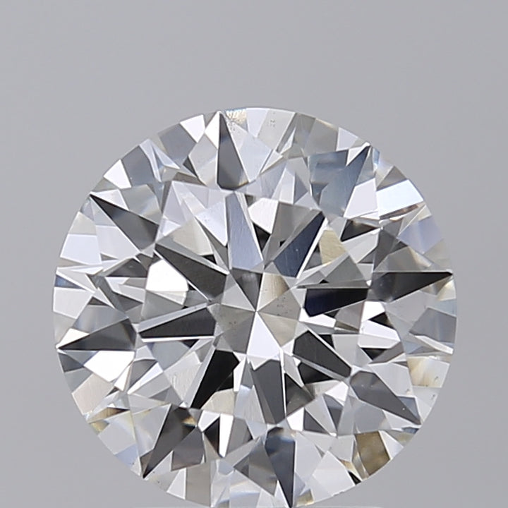 3.03 CT Round Cut H Color Lab Grown Diamond, IGI Certified