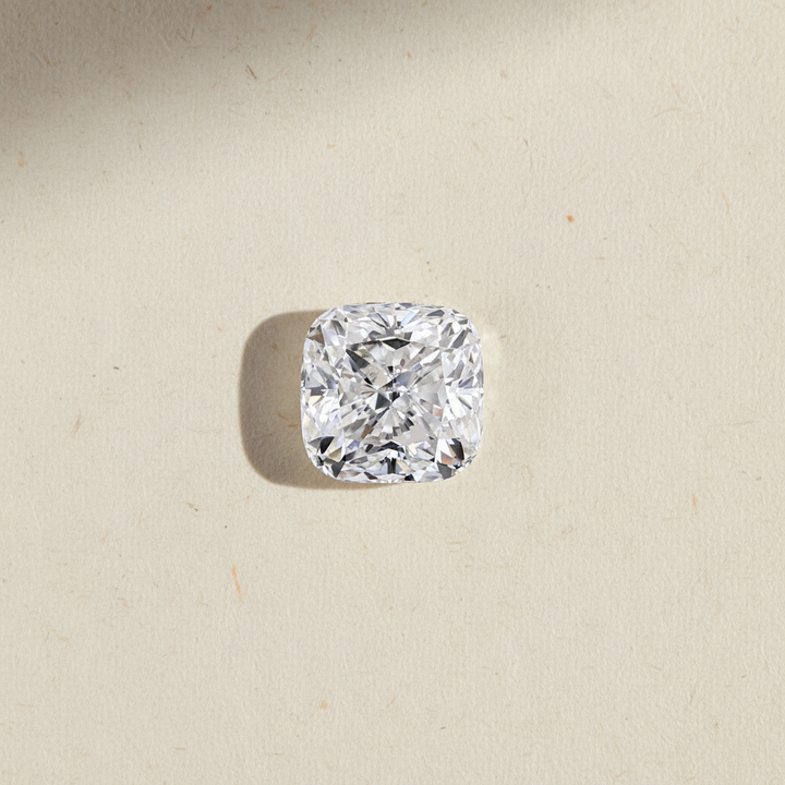 3,03 karaat kussengeslepen laboratorium-gegroeide diamant, VS1/E