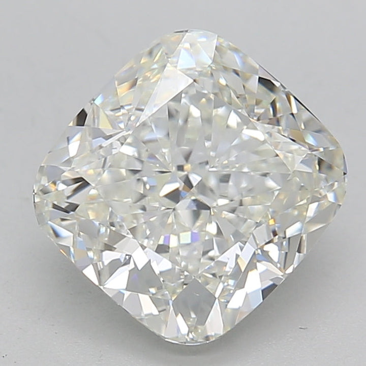 3.03 Carat Cushion Cut Lab Grown Diamond VS1 H