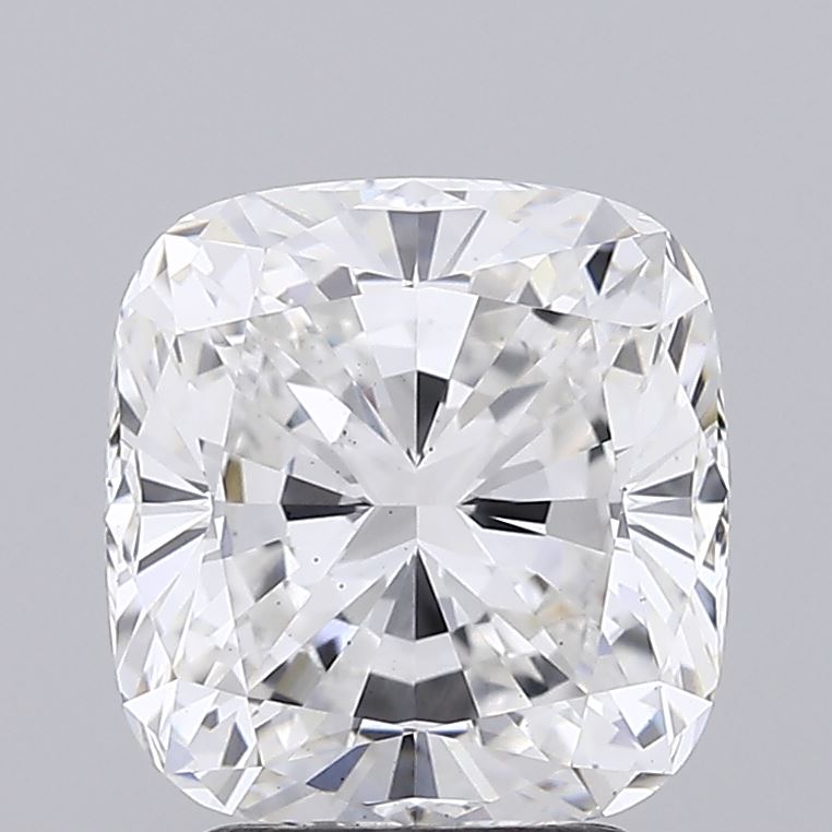 3.03 Carat Cushion Cut Lab Grown Diamond VS2 E
