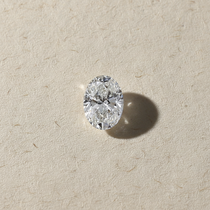 3,03 Karat ovaler, im Labor geschliffener Diamant, VS1/G