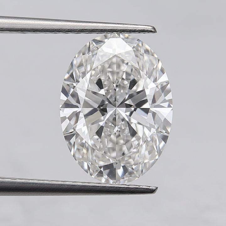 3,03 Karat ovaler, im Labor geschliffener Diamant, VS1/G