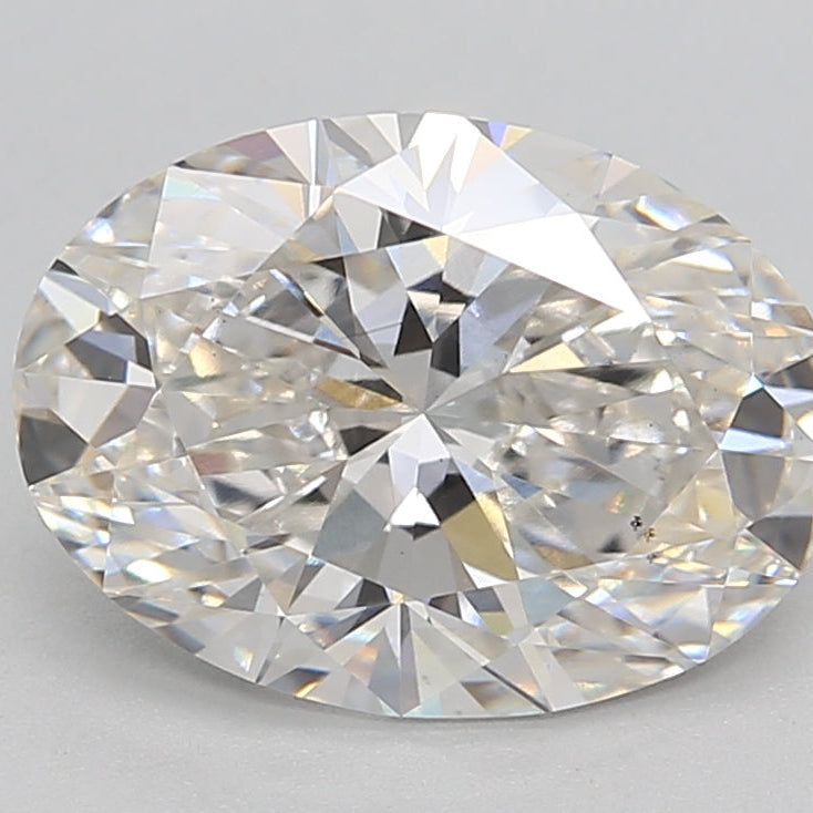 Diamante cultivado en laboratorio de talla ovalada de 3,03 quilates VS1 G