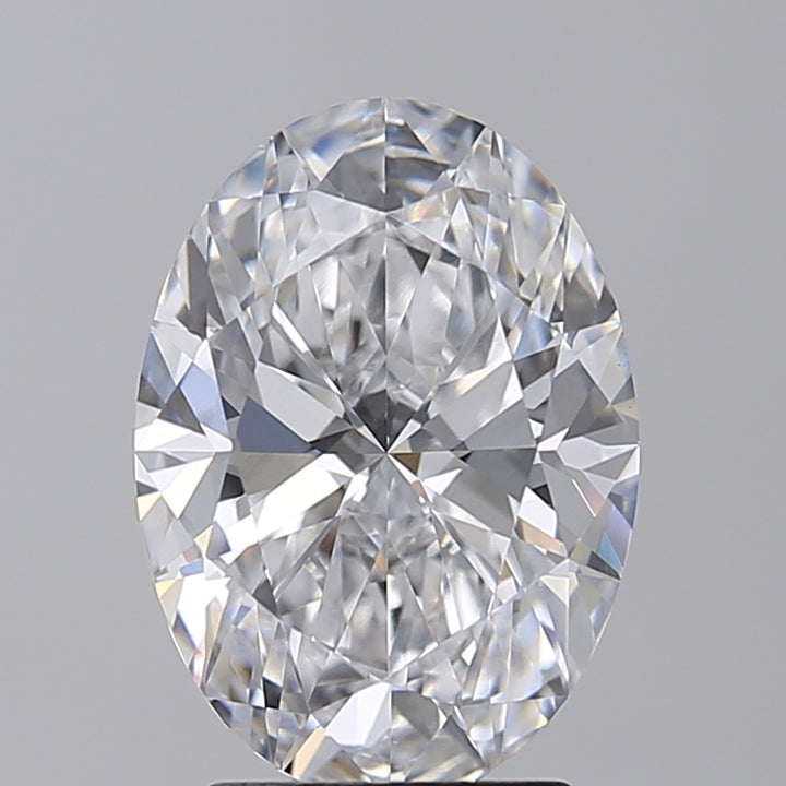 3.03 Carat Oval Cut Lab Grown Diamond VVS2 D