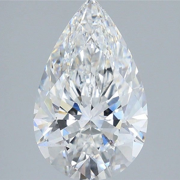 3.03 Carat Pear Cut Lab Grown Diamond VS2D