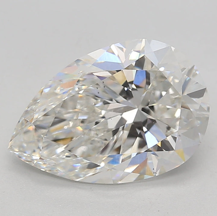 3.03 Carat Pear Cut Lab Grown Diamond VS2 G