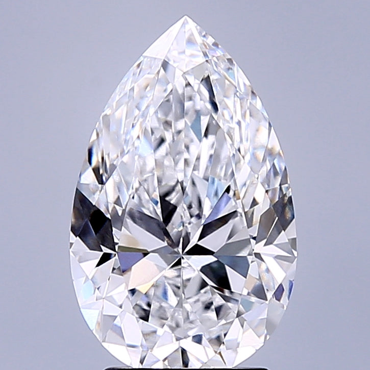 3.03 Carat Pear Lab Grown Diamond VVS1 D