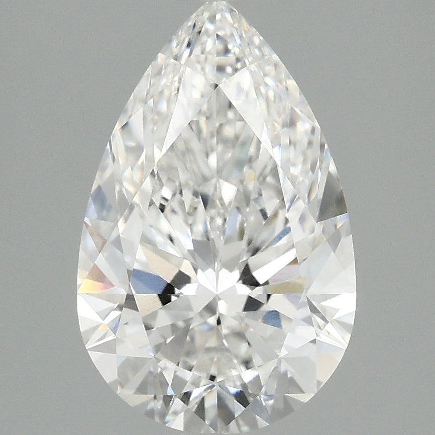 3.03 Carat Pear Lab Grown Diamond VVS1 E