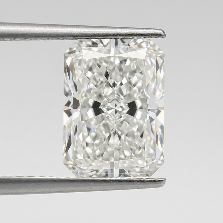 3.03 Carat Radiant Lab Grown Diamond, VVS2/F