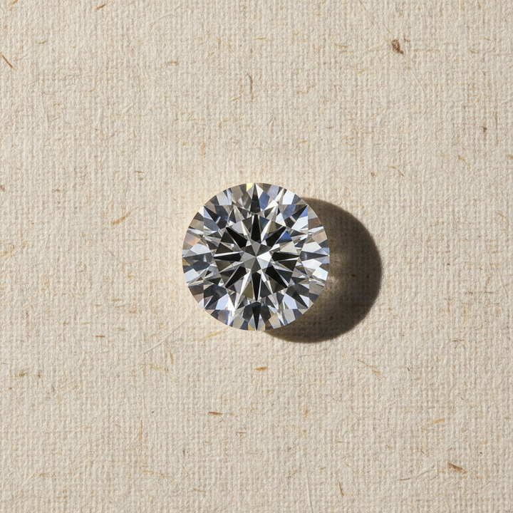 3.03 Carat Round D VVS1 Lab Grown Diamond Excellent Cut IGI Certified