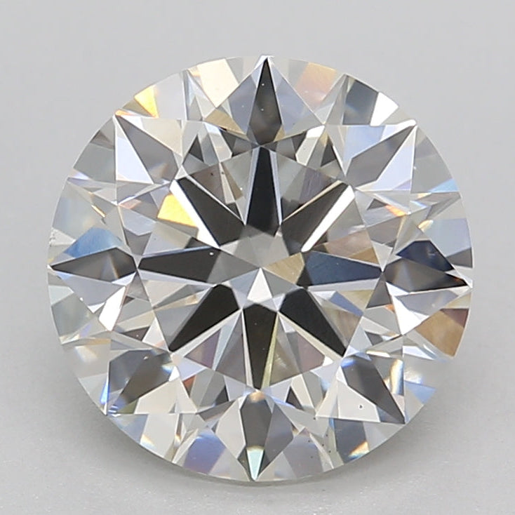 Diamante redondo cultivado en laboratorio de 3,03 quilates VS1 H