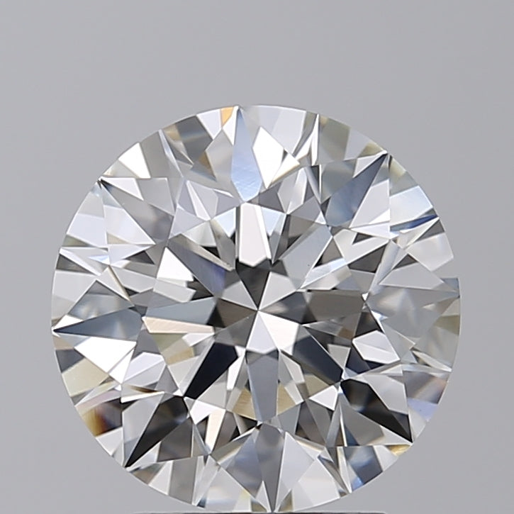 Diamante redondo cultivado en laboratorio de 3,03 quilates VVS2 H