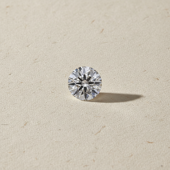 3.03 Carat Round H VVS2 CVD Lab Grown Diamond Excellent Cut IGI Certified