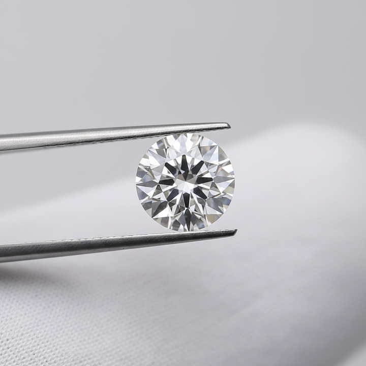 IGI Certified 3.03 Ct H Color VVS2 Round CVD Lab Grown Diamond