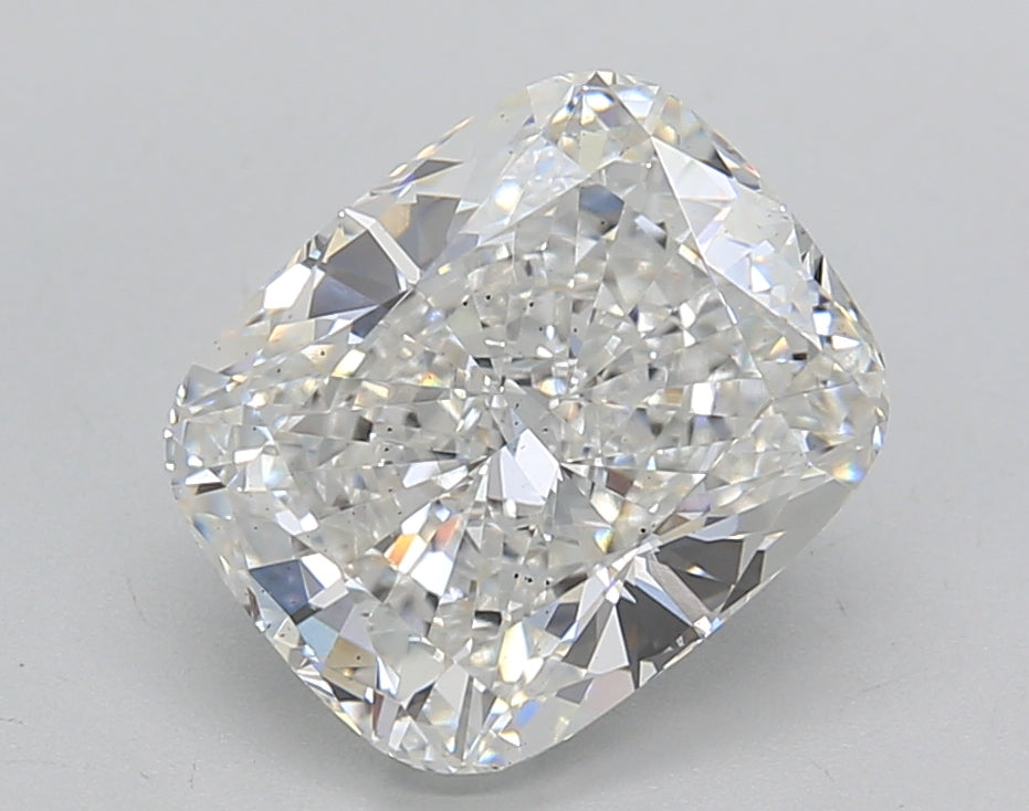 3.04 CT Long Cushion Cut Lab Grown Diamond | F Color SI1 Clarity