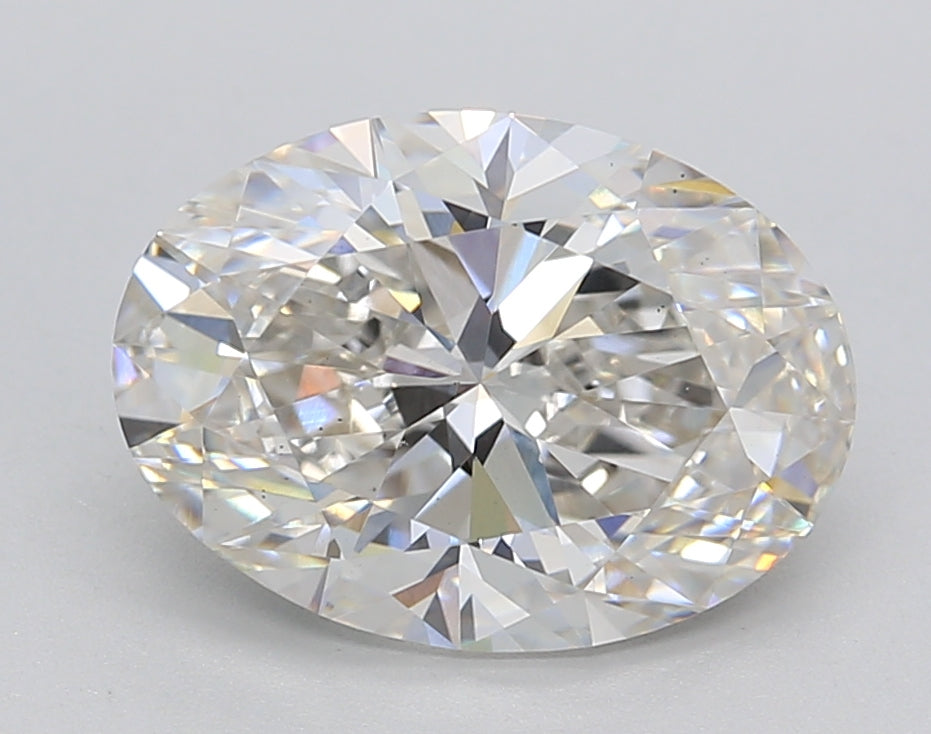 3.04 CT Oval Cut Lab-Grown Diamond, IGI Certified, G Color, VS1 Clarity