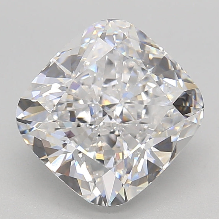 3.04 Carat Cushion Cut Lab Grown Diamond VVS2 E
