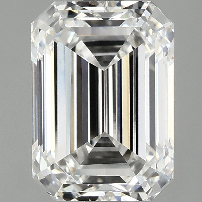 Diamant cultivé en laboratoire taille émeraude de 3,04 carats VVS2 F