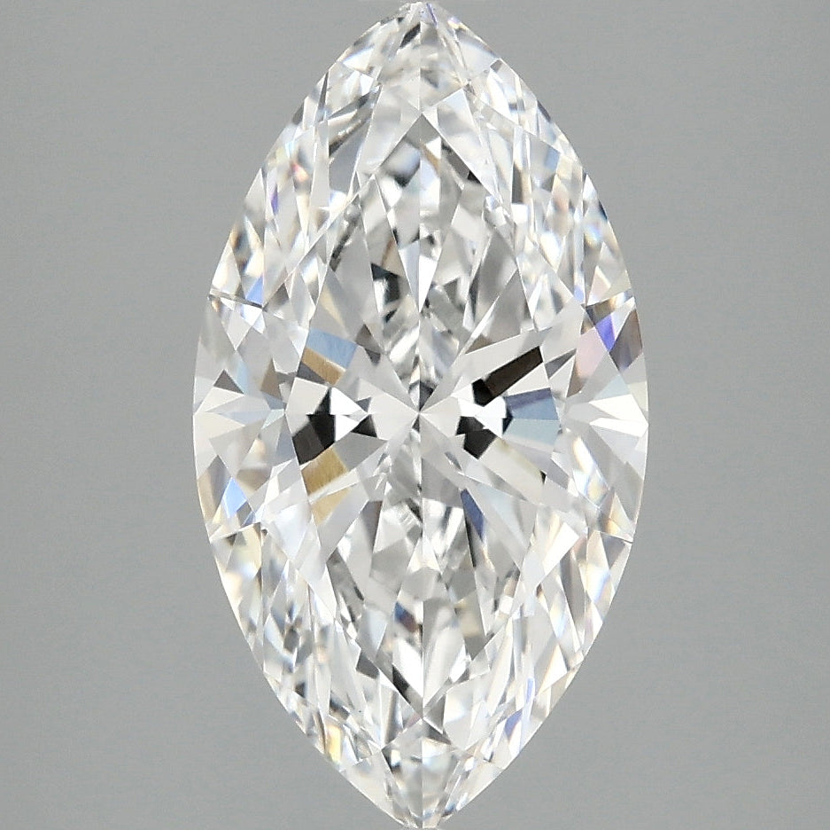 3.04 Carat Marquise Cut Lab Grown Diamond VVS2 E