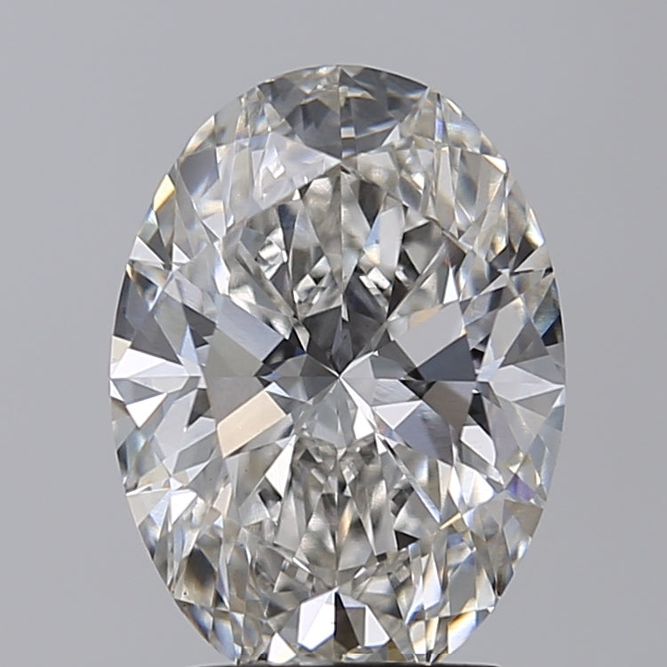 3,04 Karat ovaler, im Labor gezüchteter Diamant VS1 G