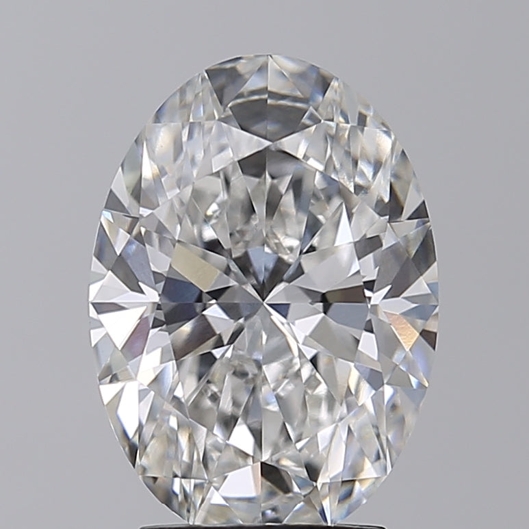 3.04 Carat Oval Cut Lab Grown Diamond VVS2 G