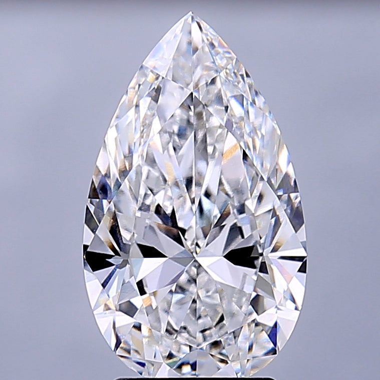 3.04 Carat Pear Lab Grown Diamond VVS1 D