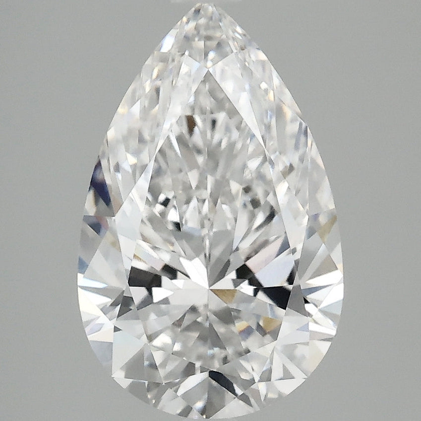 3.04 Carat Pear Lab Grown Diamond VVS1 E