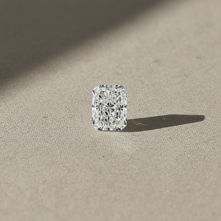 3.04 Carat Radiant Lab Grown Diamond, VS2/E