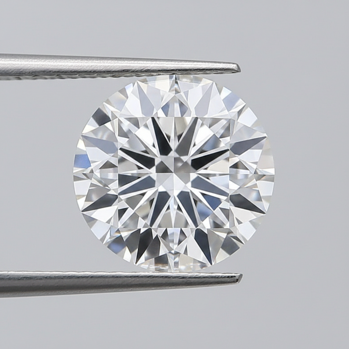 IGI Certified 3.04 Ct D Color VVS1 Round CVD Diamond with 9.34mm Diameter