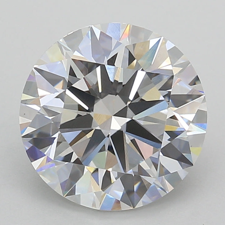 3.04 Carat Round Lab Grown Diamond VS1 E