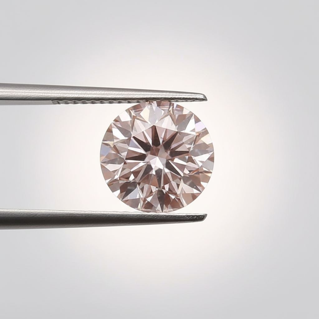IGI Certified 3.04 Ct Fancy Intense Pink VS1 Round CVD Lab Grown Diamond