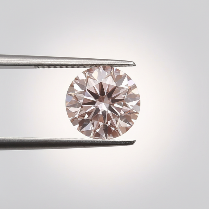 IGI Certified 3.04 Ct Fancy Intense Pink VS1 Round CVD Lab Grown Diamond
