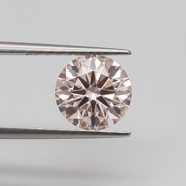 IGI Certified 3.04 Ct Fancy Intense Pink VS1 Round CVD Lab Grown Diamond
