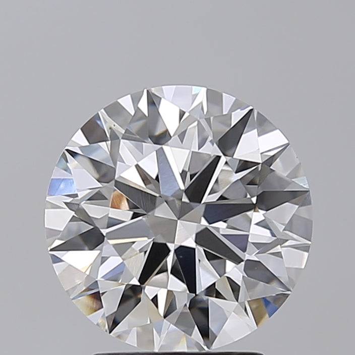Diamante redondo cultivado en laboratorio de 3,04 quilates VVS2 G