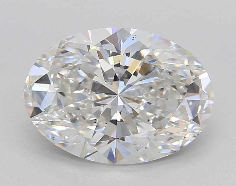 3.05 CT Oval Cut Lab-Grown Diamond, F Color, VS2 Clarity, IGI Certified