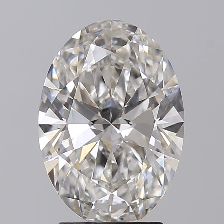 3.05 CT Oval Cut Lab-Grown Diamond, IGI Certified, G Color, VS1 Clarity