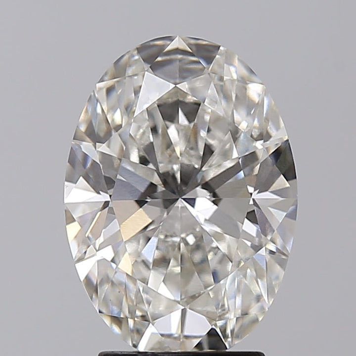 3.05 CT Oval Cut Lab-Grown Diamond, IGI Certified, H Color, VS1 Clarity