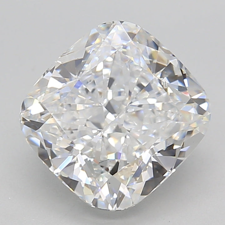 3.05 Carat Cushion Cut Lab Grown Diamond VS2 D