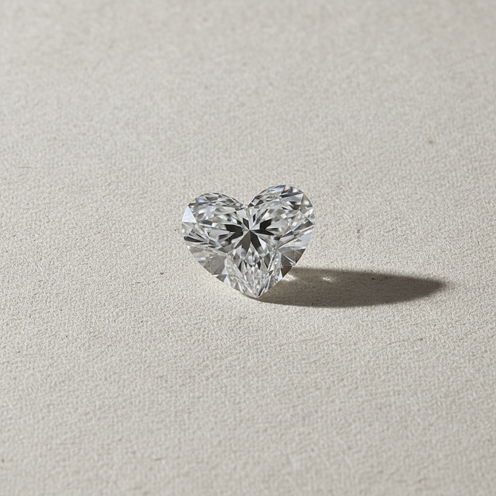 3.05 Carat Heart Cut Lab Grown Diamond VS1 D Color IGI Certified
